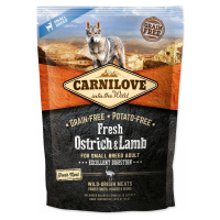 Krmivo Carnilove Dog Small Breed Fresh Pštros & Lamb 1,5kg