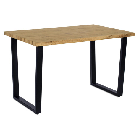 Vivaldi Jídelní stůl Vettel 120 cm dub přírodní/černý