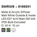 Nova Luce Kubisticky laděné stropní svítidlo Darius v různých barevných variantách - 400 x 100 m