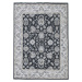 Diamond Carpets koberce Ručně vázaný kusový koberec Diamond DC-98 JN Black/ivory - 160x230 cm