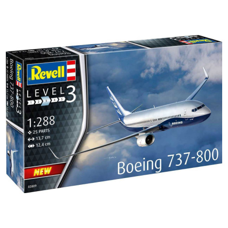 ModelSet letadlo 63809 - Boeing 737-800 (1:288) Revell