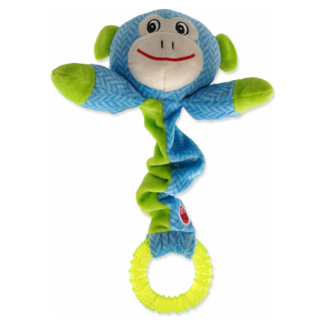 Hračka Let´s Play Junior opice modrá 30cm