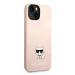 Karl Lagerfeld KLHCP14MSLCTPI hard silikonové pouzdro iPhone 14 PLUS 6.7" light pink Silicone Ch