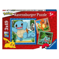 Ravensburger 055869 Vypusťte Pokémony 3x49 dílků