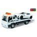 Bburago 1:43 STR FIRE Flatbed Tow Truck, w/Jaguar F-Type R Dynamic (V6)