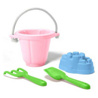 Green Toys - Růžový set na písek