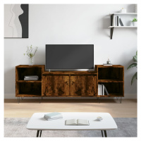 vidaXL TV skříňka kouřový dub 160x35x55 cm kompozitní dřevo