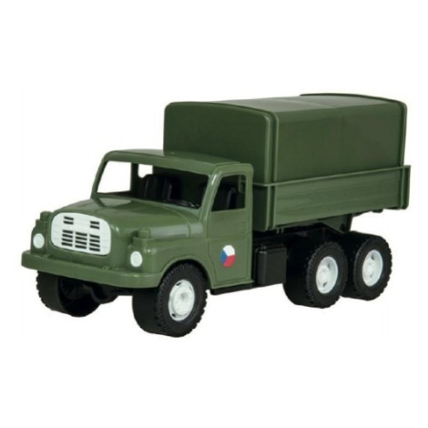 Dino Auto nákladní Tatra 148 khaki vojenská plast 30cm v krabici 35x18x13cm
