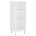 vidaXL Skříň highboard bílá s vysokým leskem 34,5x34x180 cm kompozit