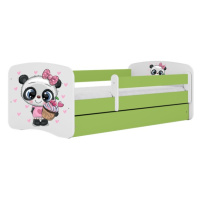 Kocot kids Dětská postel Babydreams panda zelená, varianta