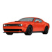 Ravensburger Puzzle Dodge Challenger R/T Scat Pack Widebody 108 dílků