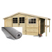 Dřevěný domek SOLID TOMAS 464 x 301 cm (P88904) LG1596