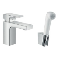 Umyvadlová baterie Hansgrohe Vernis Shape s bidetovou sprškou chrom 71216000