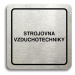 Accept Piktogram "strojovna vzduchotechniky II" (80 × 80 mm) (stříbrná tabulka - černý tisk)