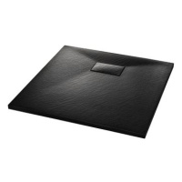Sprchová vanička SMC černá 90 × 90 cm