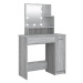 Shumee Toaletní stolek s LED šedý sonoma 86,5 × 35 × 136 cm