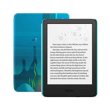 Amazon New Kindle 2022 Kids 16GB Ocean Explorer (s reklamou)