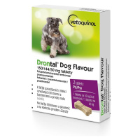 Drontal Dog Flavour 150/144/50mg pro psy 2 tablety