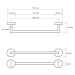 Sapho X-ROUND držák ručníků 800x65mm, chrom