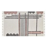 Bavlněný koberec 160 x 230 cm béžová/černá MURADIYE, 303279