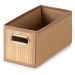 Bambusový úložný box v přírodní barvě 15x31x15 cm – Compactor