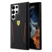 Ferrari FEHCS23LNPYK hard silikonové pouzdro Samsung Galaxy S23 ULTRA 5G black Carbon Contrast E