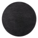 Vopi Kusový koberec Eton černý 78 kruh