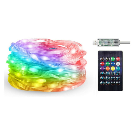 Rabalux 77124 venkovní světelný SMART řetěz Biri 10 m, s funkcí časovače, pamětí