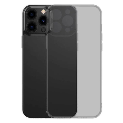 Kryt Baseus Frosted Glass Case for iPhone 13 PRO (black) + tempered glass