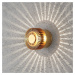 Konstsmide Monza venkovní nástěnné LED kulaté bronz 9cm