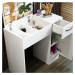Kalune Design Toaletní stolek INCI 74 cm bílý