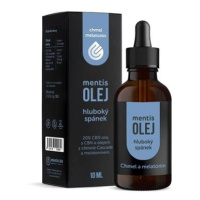 Mentis 20% CBD olej pro hluboký spánek s chmelem a melatoninem 10 ml