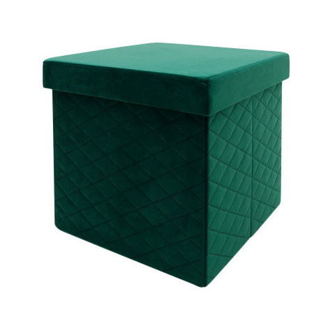 Zelené úložné sedací boxy