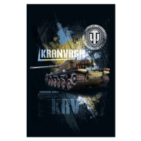 Ilustrace World of Tanks - Kranvagn, WOT, 26.7 × 40 cm