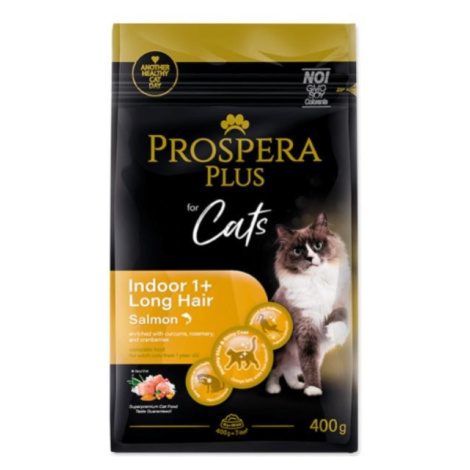 Prospera Plus Indoor 1+ Losos Dlhá Srst 0,4kg