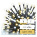 EMOS LED vánoční řetěz blikající, 8 m, venkovní i vnitřní, teplá/studená bílá, časovač D4AN01