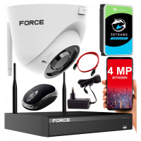 Force Monitorovací sada 1x WiFi Ip kamera 4MPx Disk 1TB WiFi rekordér