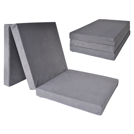 Fimex Skládací matrace pro hosty Fun šedá 60x195x10 cm