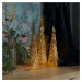 Sirius LED dekorativní stromek Kirstine, zlatý, výška 53,5 cm