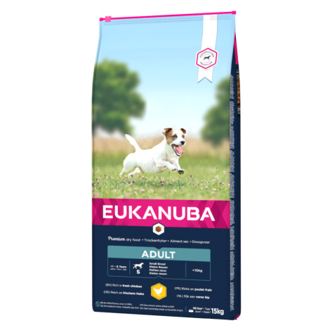Eukanuba Adult Small Breed kuřecí - výhodné balení 2 x 15 kg