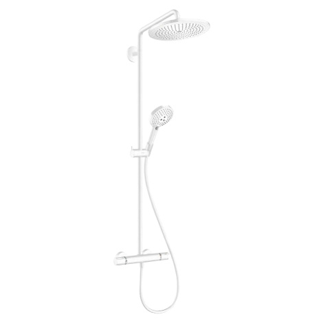 Hansgrohe Croma Select S - Sprchový set Showerpipe 280 s termostatem, EcoSmart, matná bílá 26891