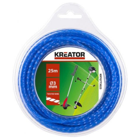 Struna kroucená 3 mm x 25 m Kreator