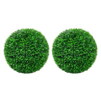 vidaXL Umělé buxus koule 2 ks 55 cm