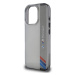 BMW silikonový obal na iPhone 16 PRO 6.3" Motosport IML Vertical Stripe Šedý