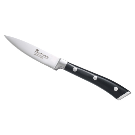 Kuchyňský loupací nůž Masterpro / 8,75 cm / nerez / černá / stříbrná
