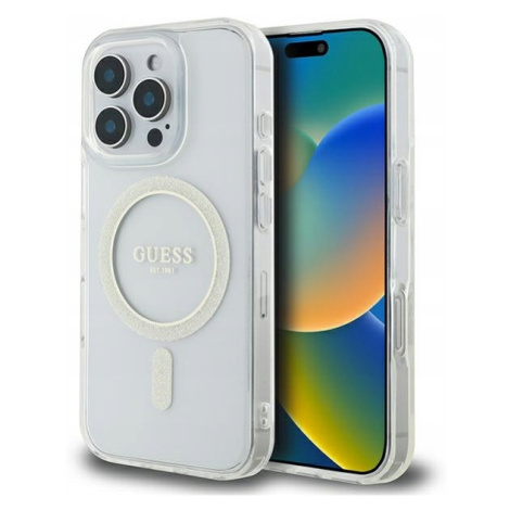 Guess GUHMP16XHFGERET iPhone 16 Pro Max 6.9 transparentní/transparent hard