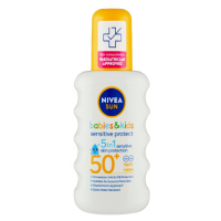 Nivea SUN Sensitive OF50+ dětský opalovací sprej 200 ml