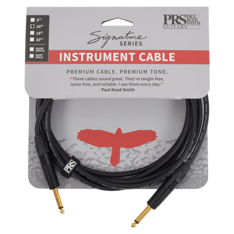 PRS Signature Instrument Cable 10' Straight