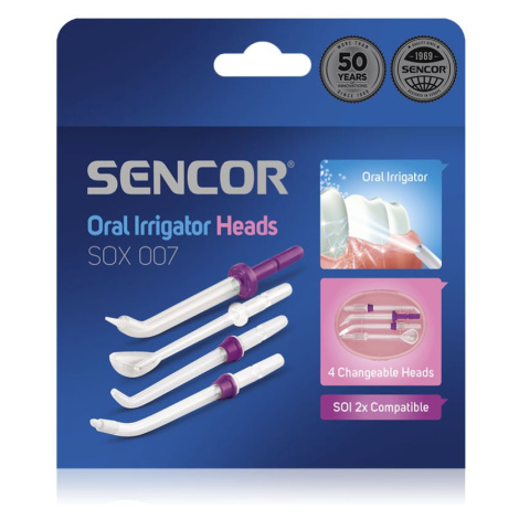 Sencor SOX 007 náhradní hlavice pro ústní sprchu For SOI 22x 4 ks