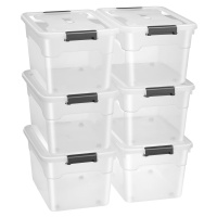 Juskys Úložný box - 45L - 6ks set